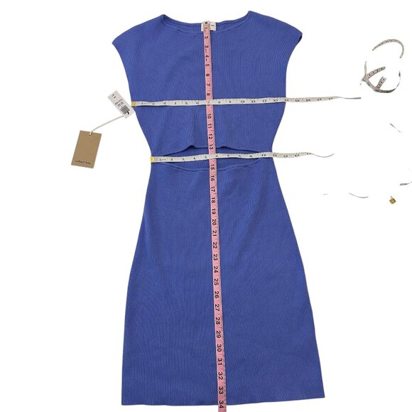 WILFRED ARITZIA Cut-out Knit Mini Dress Medium NWT - Picture 9 of 14